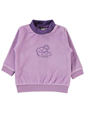 Civil Baby Kız Bebek Sweatshirt 6-18 Ay Lila