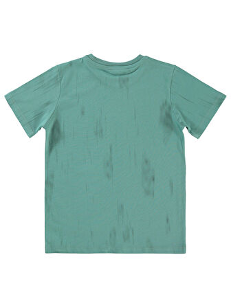 Civil Boys Erkek Çocuk Tİşört 6-9 Yaş Yosun Yeşili