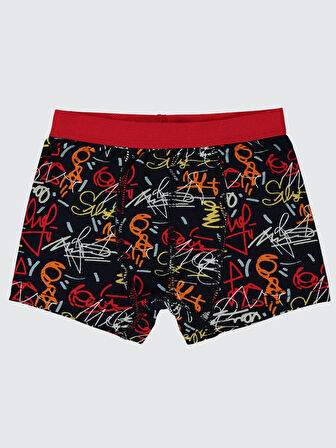 Civil Boys Erkek Çocuk 3'lü Boxer Set 2-10 Yaş Siyah