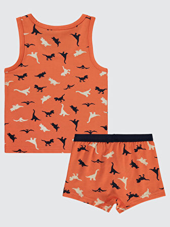 Civil Boys Erkek Çocuk İç Çamaşır Takımı 2-10 Yaş Turuncu