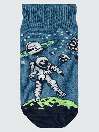 Civil Boys Erkek Çocuk 3'lü Patik Çorap 2-12 Yaş Beyaz