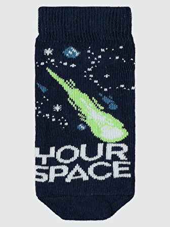 Civil Boys Erkek Çocuk 3'lü Patik Çorap 2-12 Yaş Beyaz