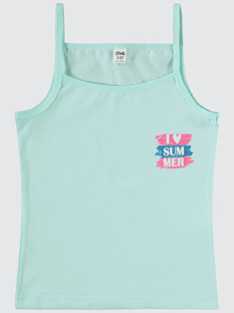 Civil Girls Kız Çocuk 2'li Atlet Set 2-10 Yaş Mint