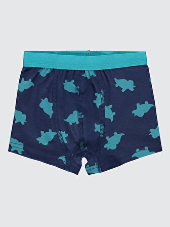Civil Boys Erkek Çocuk 3'lü Boxer Set 2-10 Yaş Lacivert
