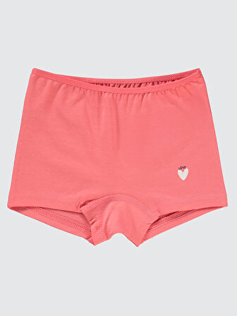 Civil Girls Kız Çocuk 2'li Boxer Set 2-10 Yaş Standart Pembe