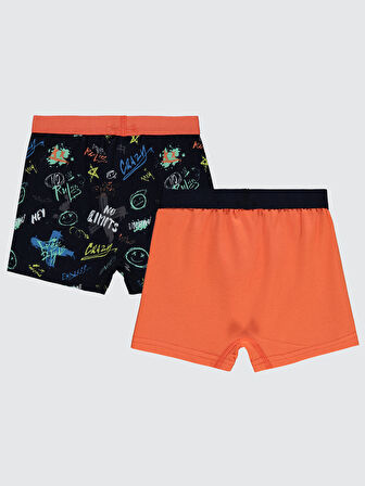 Civil Boys Erkek Çocuk 2'li Boxer Set 2-10 Yaş Standart
