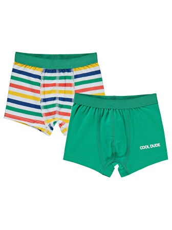 Civil Boys Erkek Çocuk 2'li Boxer Set 2-10 Yaş Standart