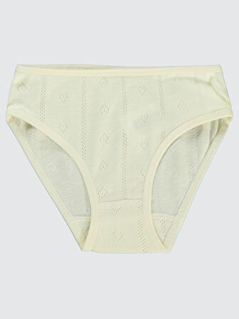 Civil Girls Kız Çocuk 2'li Külot Set 2-10 Yaş Ekru-Somon