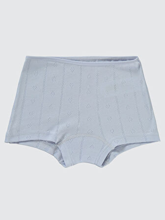Civil Girls Kız Çocuk 2'li Boxer Set 2-10 Yaş Beyaz-Lila