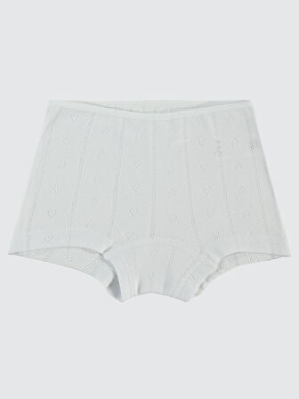 Civil Girls Kız Çocuk 2'li Boxer Set 2-10 Yaş Beyaz-Lila