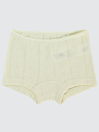Civil Girls Kız Çocuk 2'li Boxer Set 2-10 Yaş Ekru-Pembe
