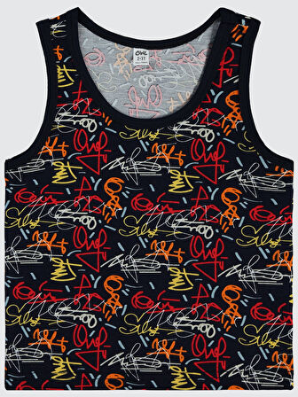 Civil Boys Erkek Çocuk 2'li Atlet Set 2-10 Yaş Mavi