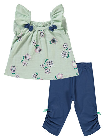 Kumru Kız Bebek Takım 6-18 Ay Mint