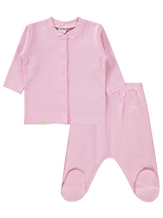 Civil Baby Erkek Bebek Pijama Takımı 1-6 Ay Pembe