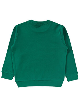 Civil Boys Erkek Çocuk Sweatshirt 2-5 Yaş Çam Yeşili 