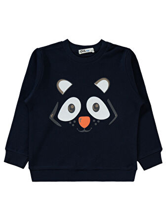 Civil Boys Erkek Çocuk Sweatshirt 2-5 Yaş Lacivert 