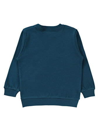 Civil Boys Erkek Çocuk Sweatshirt 2-5 Yaş Petrol Yeşili