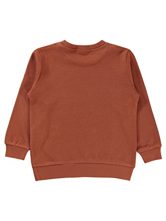 Civil Boys Erkek Çocuk Sweatshirt 2-5 Yaş Koyu Bakır