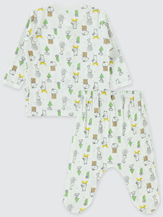 Civil Baby Erkek Bebek Takım 1-6 Ay Ekru