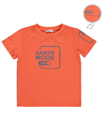 Civil Boys Erkek Çocuk Tişört 10-13 Yaş Oranj