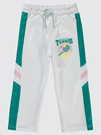 Civil Girls Kız Çocuk Eşofman Altı 2-5 Yaş Beyaz