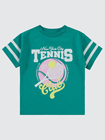 Civil Girls Kız Çocuk Tişört 2-5 Yaş Yeşil