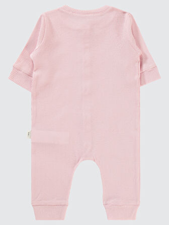 Civil Baby Bebek Patiksiz Tulum 1-6 Ay Pembe