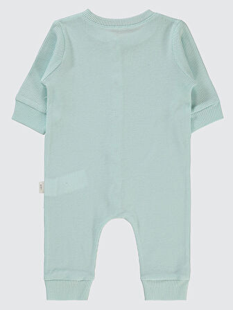 Civil Baby Bebek Patiksiz Tulum 1-6 Ay Su Yeşili