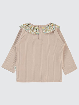 Civil Baby Kız Bebek Sweatshirt 6-18 Ay Pudra