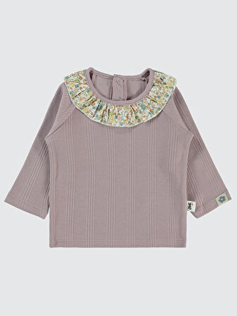 Civil Baby Kız Bebek Sweatshirt 6-18 Ay Soft Lila