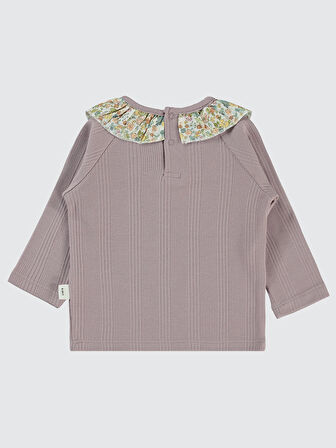 Civil Baby Kız Bebek Sweatshirt 6-18 Ay Soft Lila