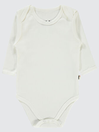 Civil Baby Bebek 5'li Çıtçıtlı Badi 12-36 Ay Beyaz