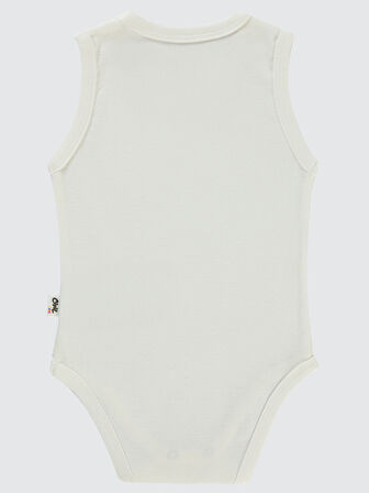 Civil Baby Bebek 3'lü Çıtçıtlı Badi 0-1 Ay Beyaz