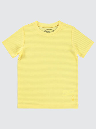 Civil Boys Erkek Çocuk Tişört 6-9 Yaş Açık Sarı