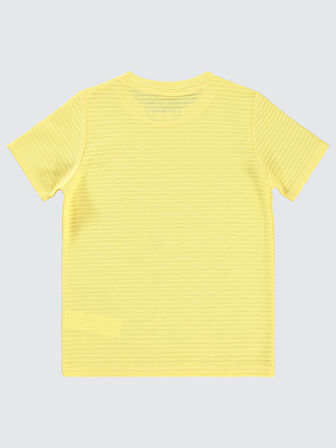 Civil Boys Erkek Çocuk Tişört 6-9 Yaş Açık Sarı