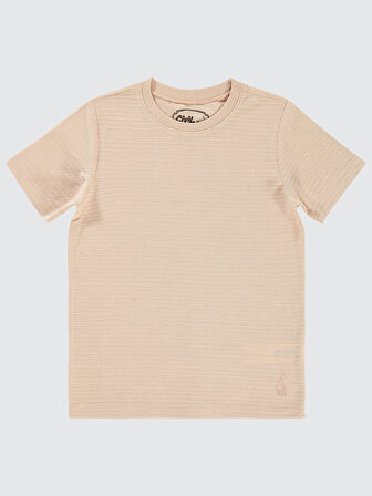 Civil Boys Erkek Çocuk Tişört 6-9 Yaş Somon