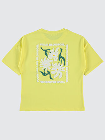 Civil Girls Kız Çocuk Tişört 10-13 Yaş Sarı