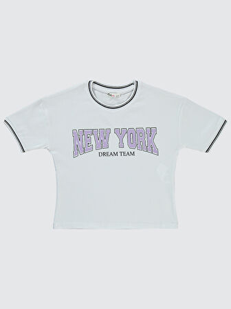 Civil Girls Kız Çocuk Tişört 10-13 Yaş Beyaz