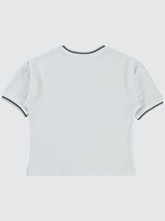 Civil Girls Kız Çocuk Tişört 10-13 Yaş Beyaz