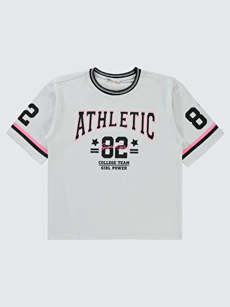 Civil Girls Kız Çocuk Tişört 10-13 Yaş Beyaz