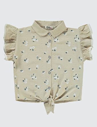 Civil Girls Kız Çocuk Takım 2-5 Yaş Bej