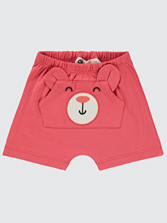Civil Baby Erkek Bebek Şort 6-18 Ay Mercan
