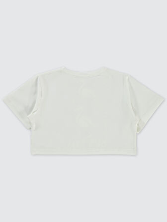 Civil Girls Kız Çocuk Tişört 2-5 Yaş Ekru