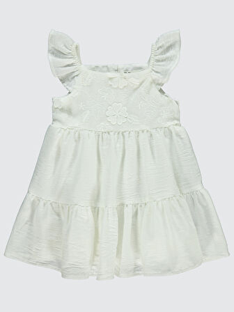 Civil Girls Kız Çocuk Elbise 2-5 Yaş Ekru