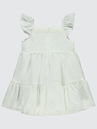 Civil Girls Kız Çocuk Elbise 2-5 Yaş Ekru