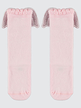 Civil Girls Kız Çocuk Dizaltı Çorap 3-11 Yaş Pembe