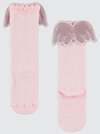 Civil Girls Kız Çocuk Dizaltı Çorap 3-11 Yaş Pembe