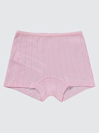 Civil Girls Kız Çocuk 3'lü Boxer Set 2-10 Yaş Beyaz