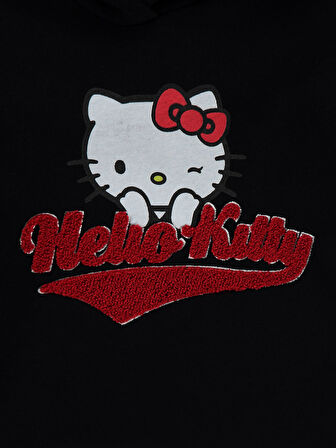 Hello Kitty Kız Çocuk Sweatshirt 2-5 Yaş  Siyah