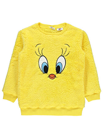 Tweety Kız Çocuk Sweatshirt 10-13 Yaş Sarı 